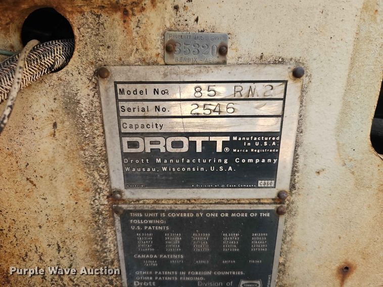image for item DQ7815 Drott 85RM2 crane