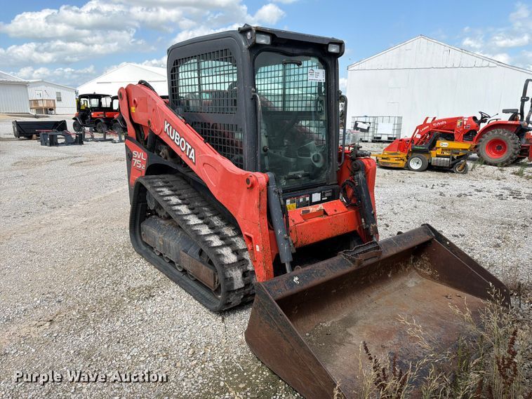 image for item DQ7837 2019 Kubota SVL 75-2 tracked skid steer loader