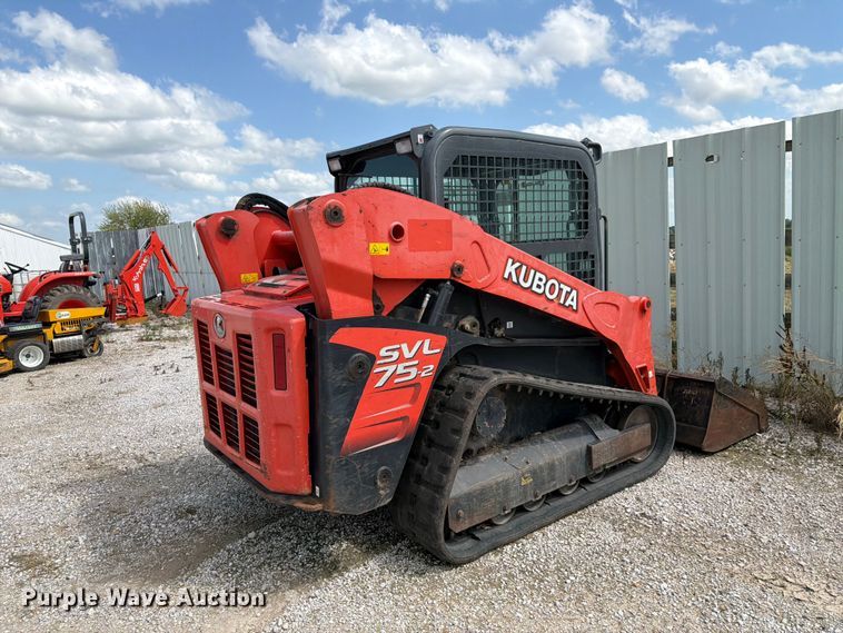 image for item DQ7837 2019 Kubota SVL 75-2 tracked skid steer loader