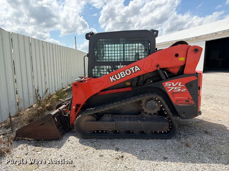 image for item DQ7837 2019 Kubota SVL 75-2 tracked skid steer loader