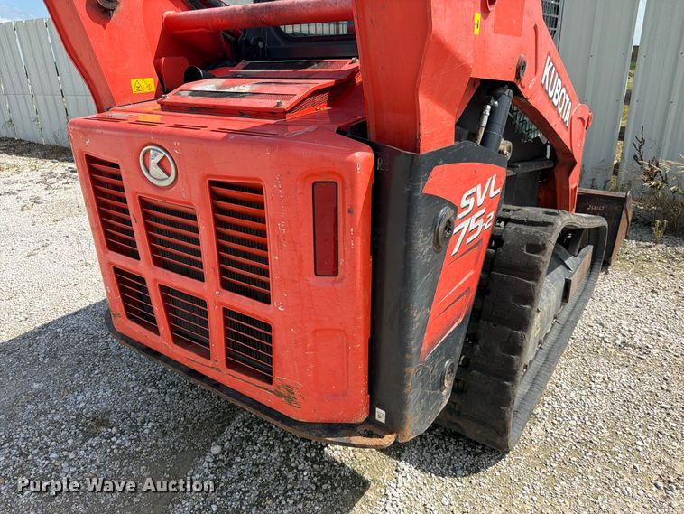 image for item DQ7837 2019 Kubota SVL 75-2 tracked skid steer loader