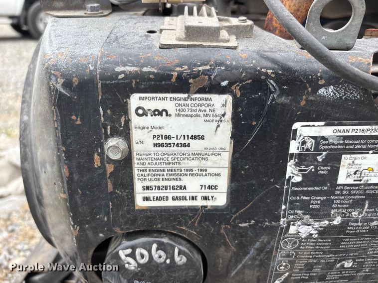 image for item DV4370 Miller Bobcat 225 welder/generator