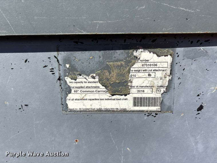 image for item DV4396 2016 Skyjack SJ1056TH telehandler