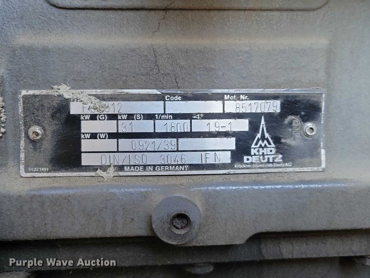 image for item DZ7122 Lima- Mac 360MSL0050 generator