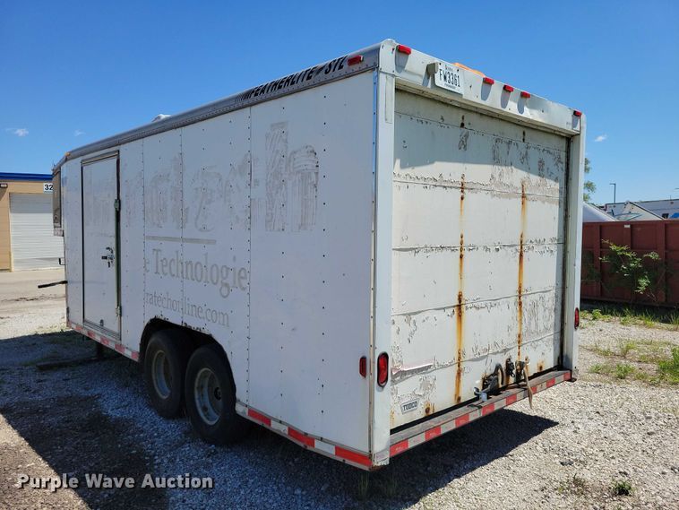 image for item DZ7127 1999 Featherlight enclosed cargo trailer