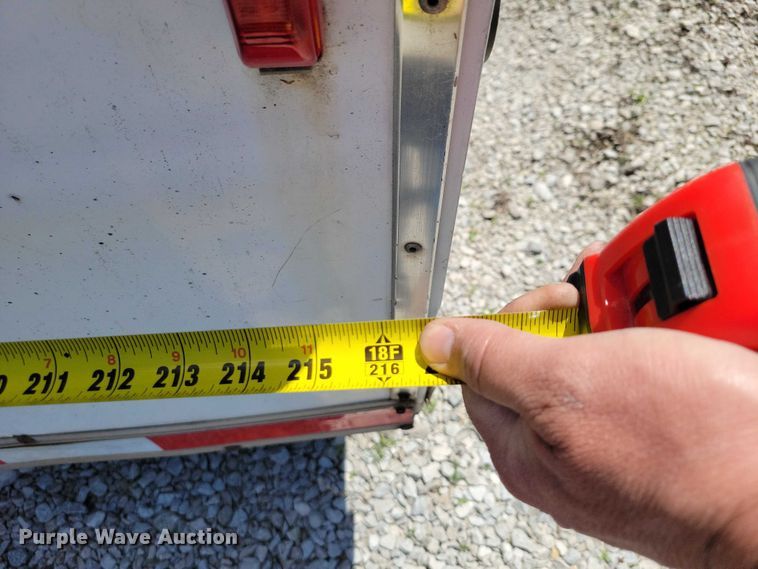 image for item DZ7127 1999 Featherlight enclosed cargo trailer