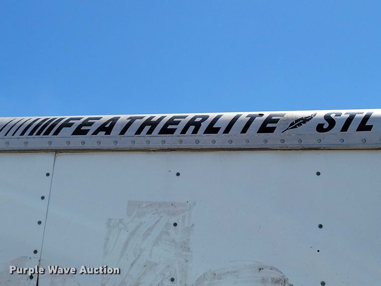 image for item DZ7127 1999 Featherlight enclosed cargo trailer