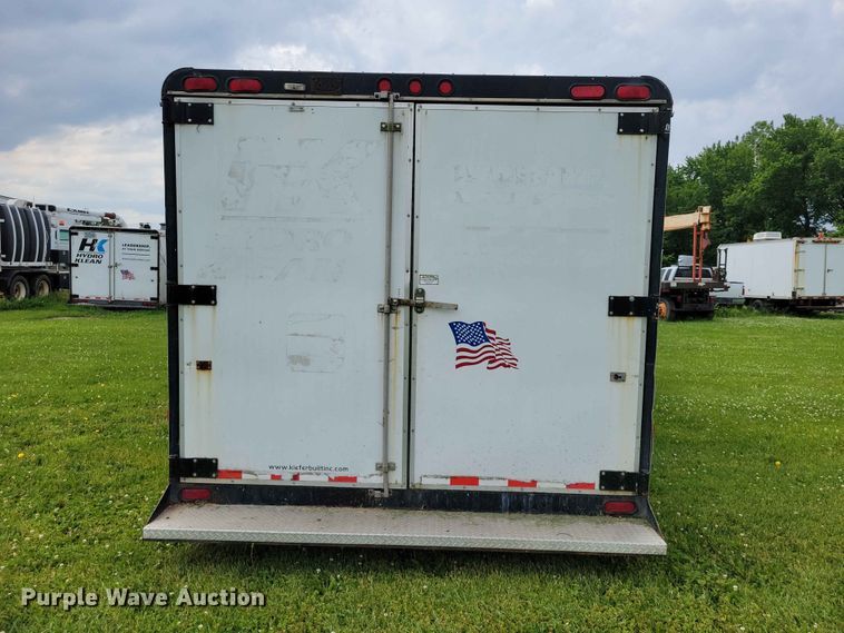 image for item DZ7129 2005 Kiefer-built enclosed cargo trailer