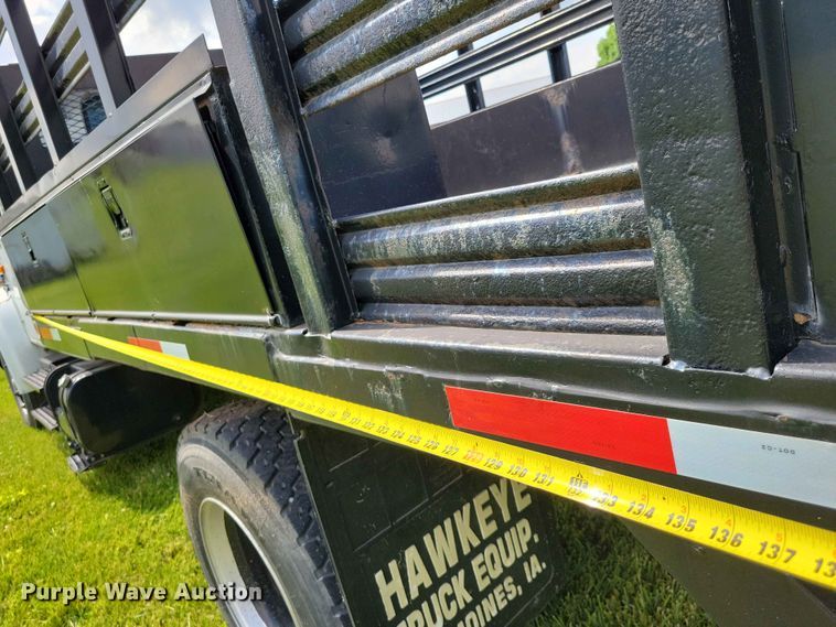 image for item DZ7130 1994 International 4600 flatbed truck