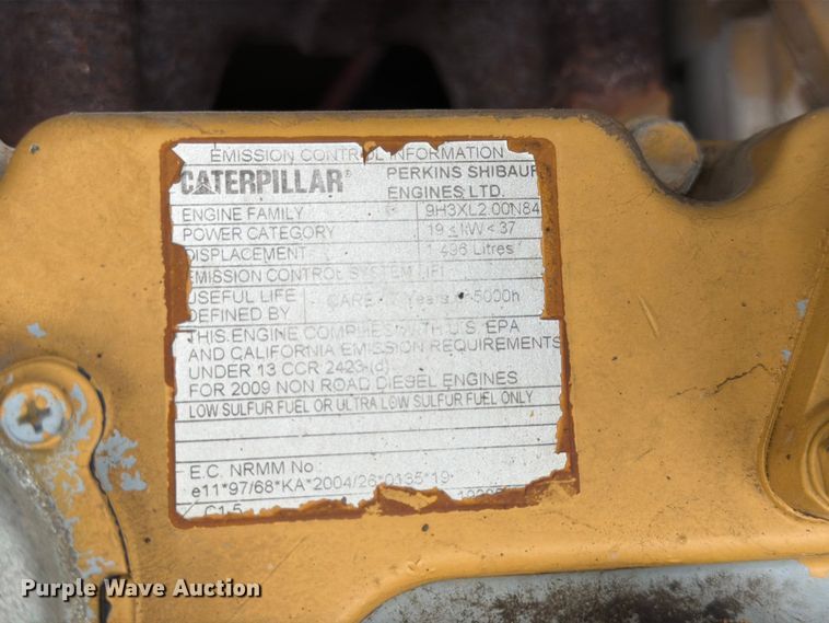 image for item EA4923 2009 Caterpillar CB32 double drum vibratory roller