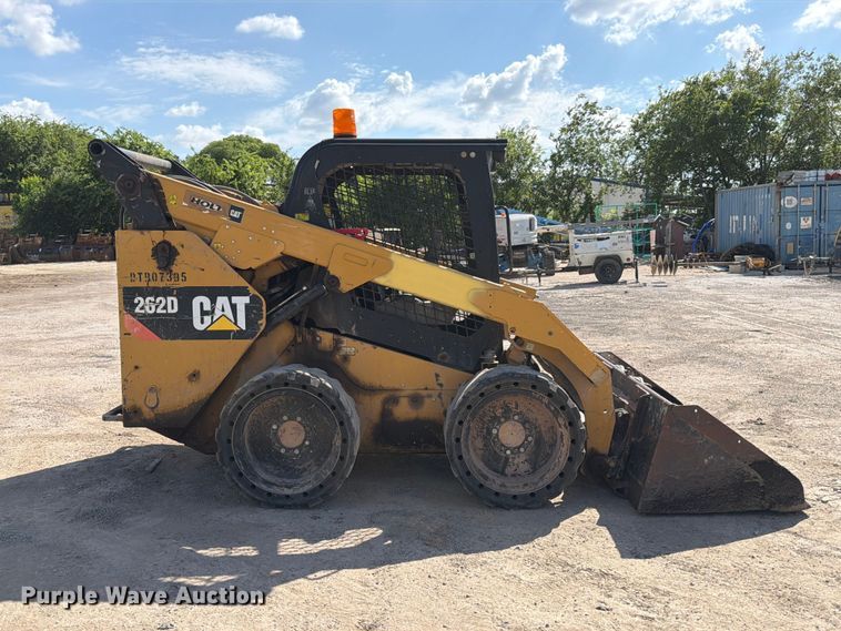 image for item ED5298 2017 Caterpillar 262D skid steer loader