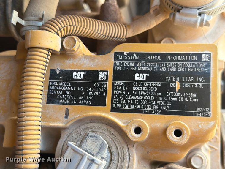 image for item ED5298 2017 Caterpillar 262D skid steer loader