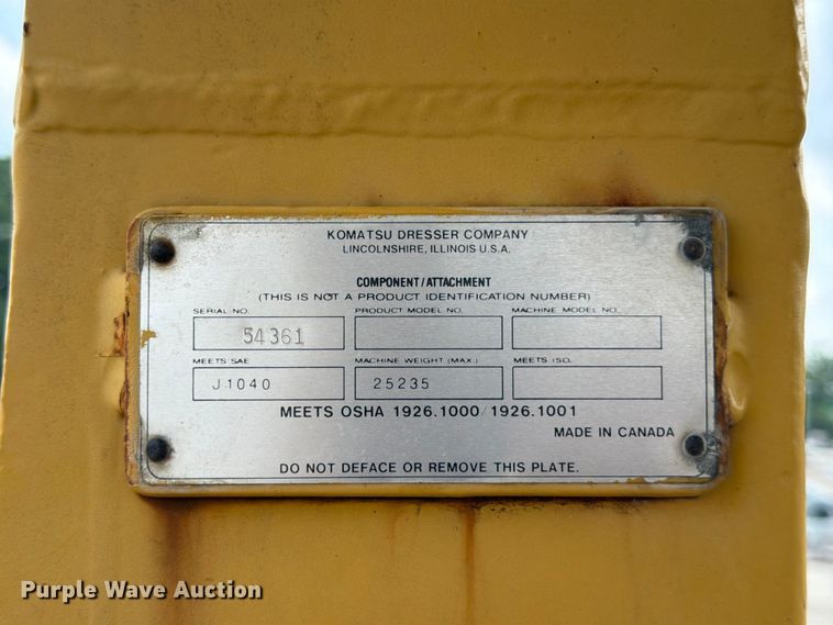 image for item ED5302 1994 Komatsu WA180-1 wheel loader