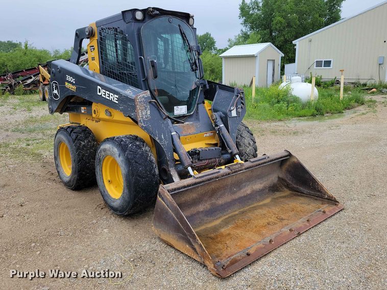 image for item EE1059 2023 John Deere 330G skid steer loader