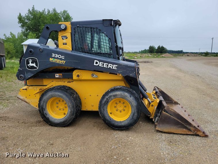 image for item EE1059 2023 John Deere 330G skid steer loader