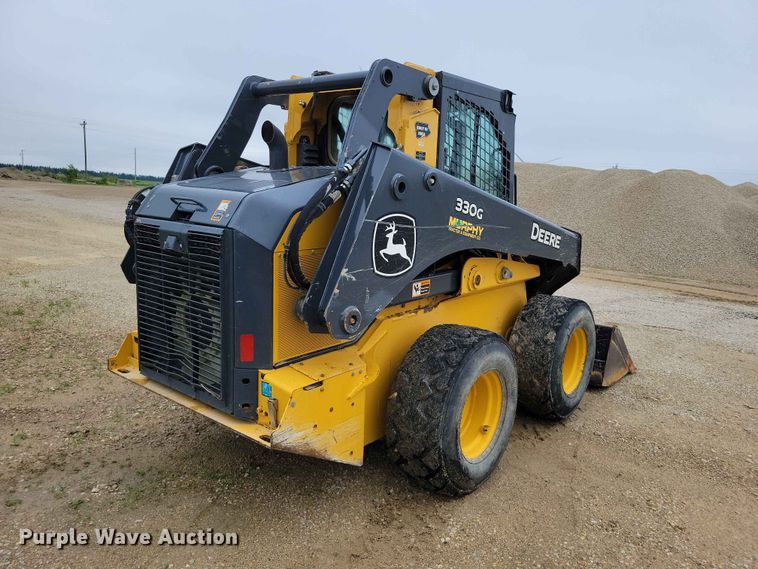image for item EE1059 2023 John Deere 330G skid steer loader