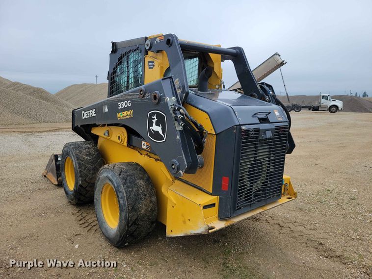 image for item EE1059 2023 John Deere 330G skid steer loader