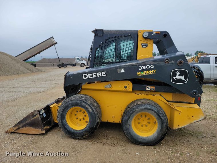 image for item EE1059 2023 John Deere 330G skid steer loader