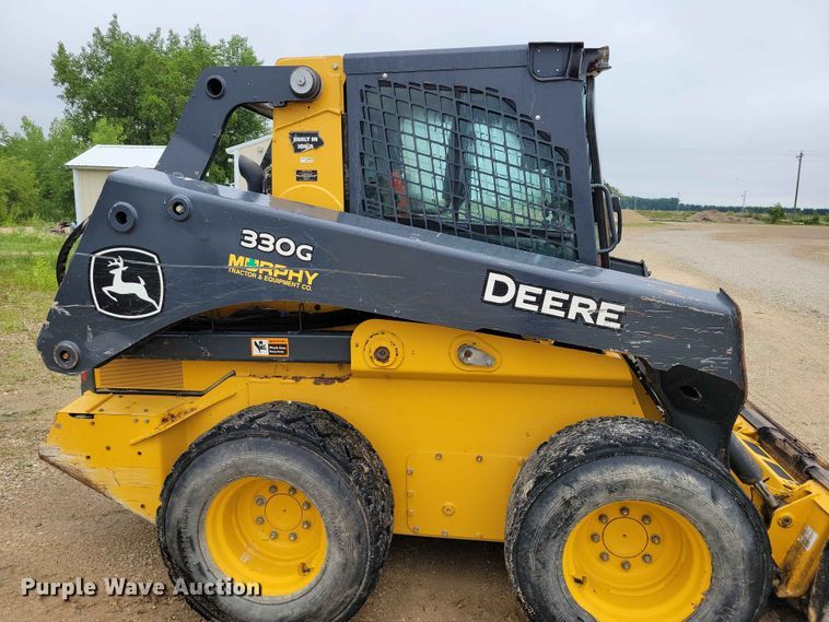 image for item EE1059 2023 John Deere 330G skid steer loader