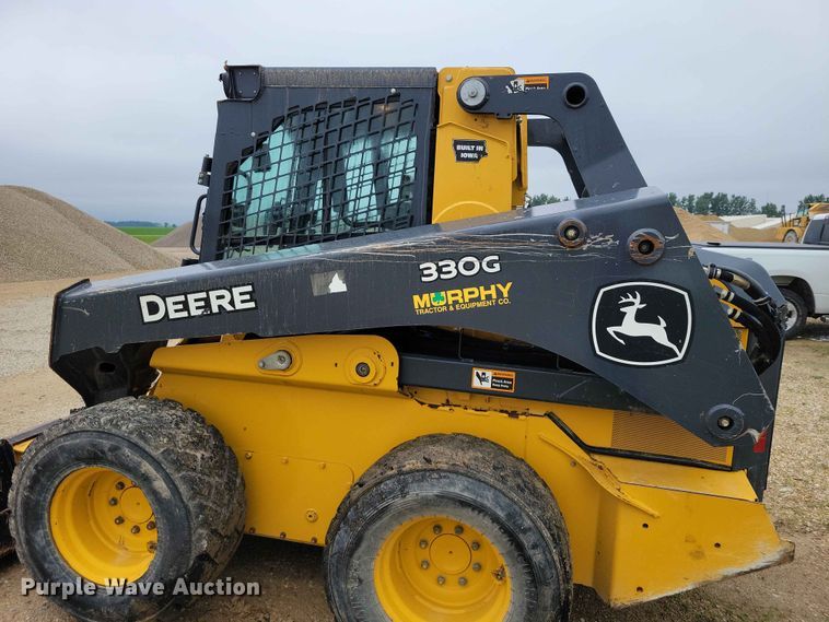 image for item EE1059 2023 John Deere 330G skid steer loader