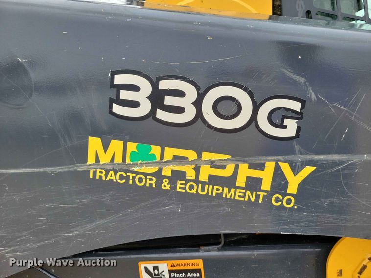 image for item EE1059 2023 John Deere 330G skid steer loader