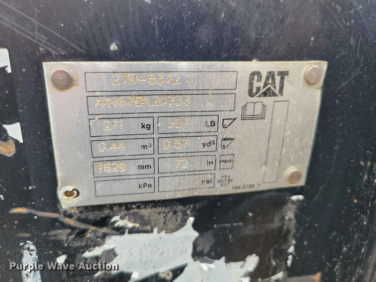 image for item EE1060 2009 Caterpillar 252B2 skid steer loader