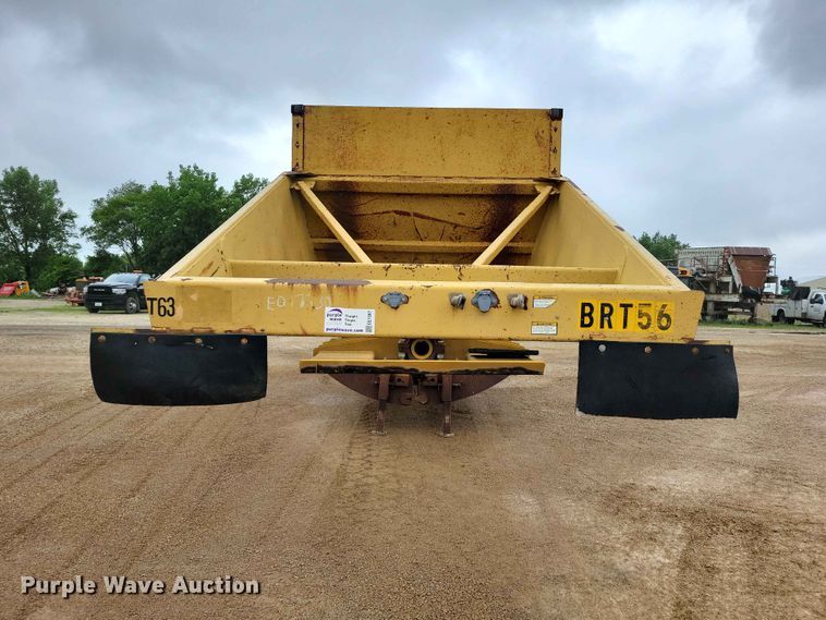 image for item EE1067 1998 Load King 2060 bottom dump trailer