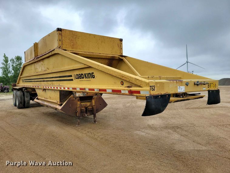 image for item EE1067 1998 Load King 2060 bottom dump trailer