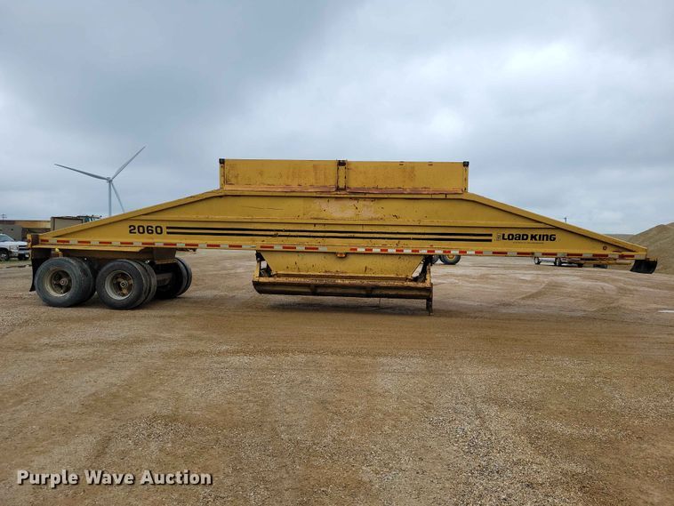 image for item EE1067 1998 Load King 2060 bottom dump trailer