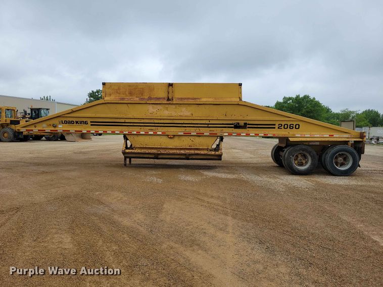 image for item EE1067 1998 Load King 2060 bottom dump trailer