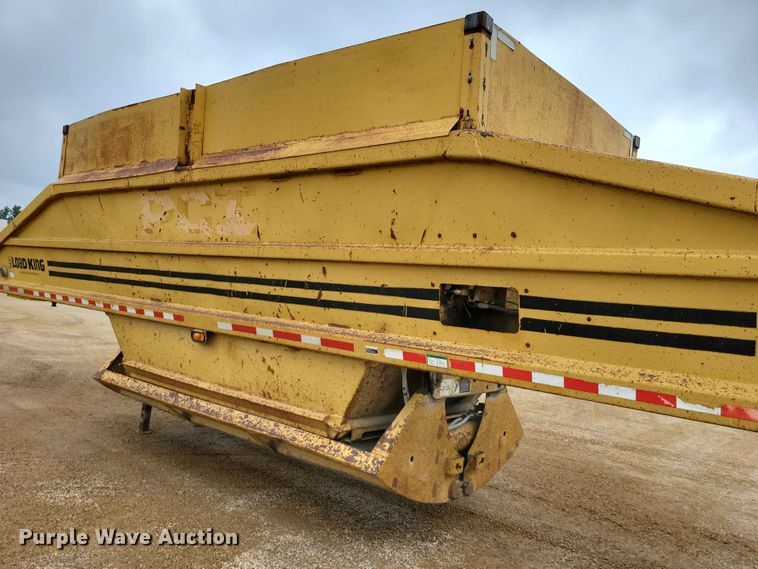 image for item EE1067 1998 Load King 2060 bottom dump trailer