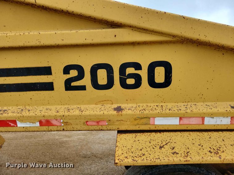 image for item EE1067 1998 Load King 2060 bottom dump trailer