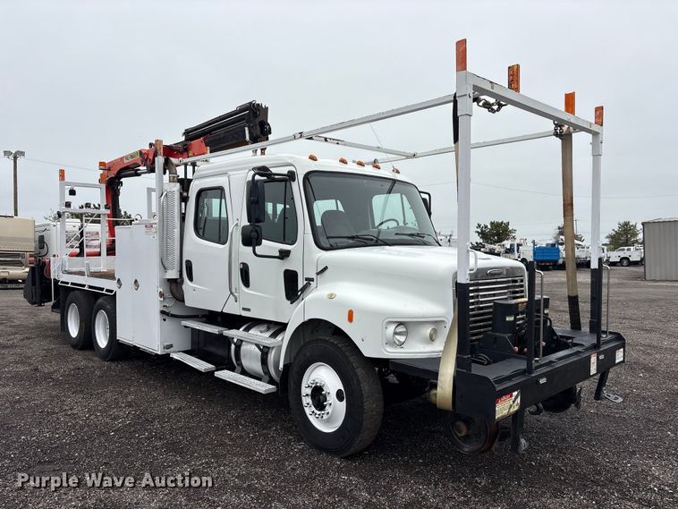 image for item EG9102 2005 Freightliner Business Class M2 Crew Cab crane truck