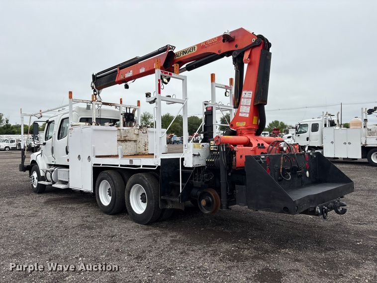 image for item EG9102 2005 Freightliner Business Class M2 Crew Cab crane truck