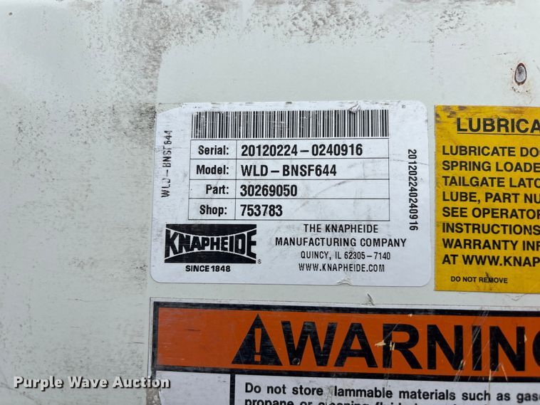 image for item EG9104 2012 Freightliner Business Class M2 crane truck