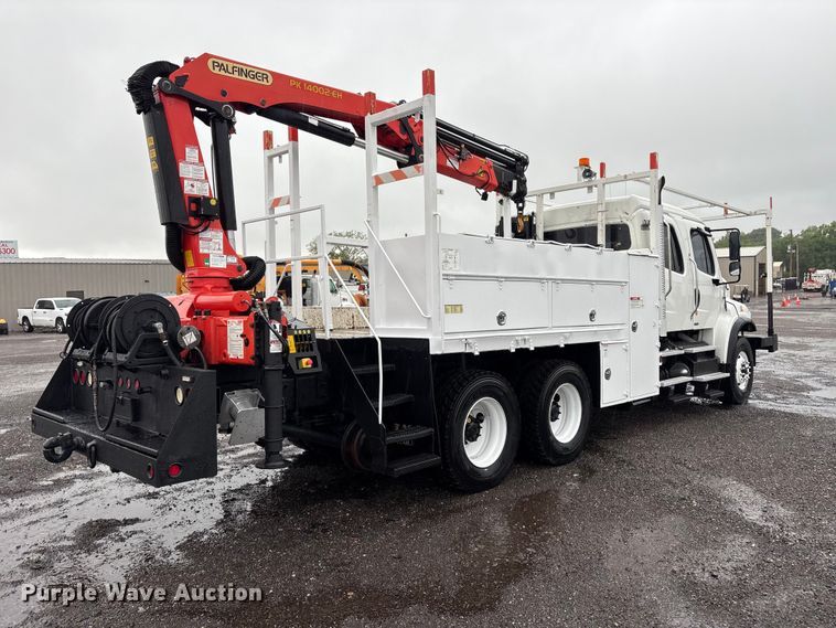image for item EG9111 2012 Freightliner Business Class M2 Crew Cab crane truck