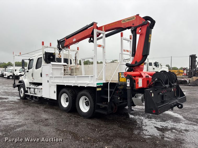 image for item EG9111 2012 Freightliner Business Class M2 Crew Cab crane truck