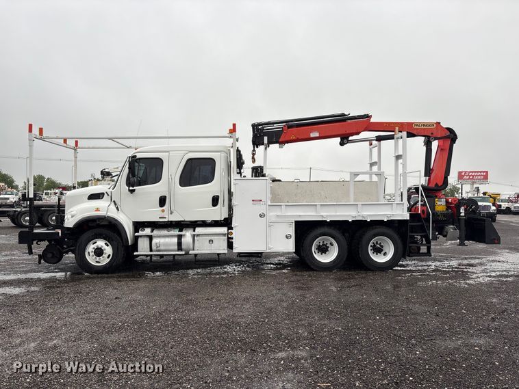 image for item EG9111 2012 Freightliner Business Class M2 Crew Cab crane truck