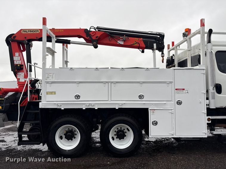image for item EG9111 2012 Freightliner Business Class M2 Crew Cab crane truck