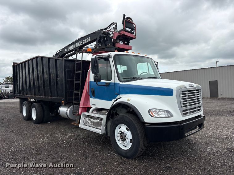 image for item EG9118 2010 Freightliner Business Class M2 grapple crane truck
