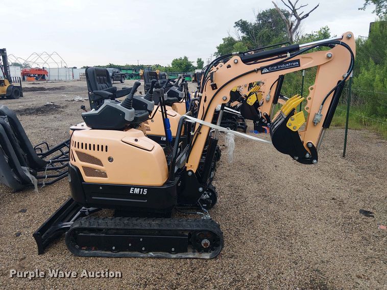 image for item EH4090 2024 Erie Industries EM15 mini excavator