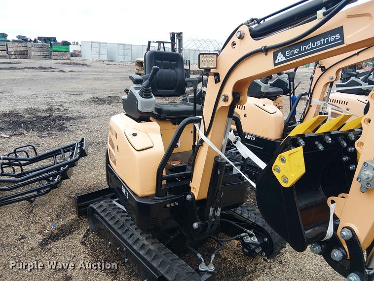 image for item EH4091 2024 Erie Industries EM15 mini excavator