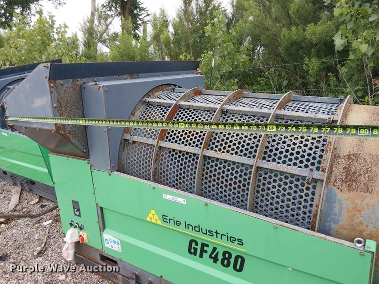 image for item EH4117 Erie Industries GF480 trommel screen