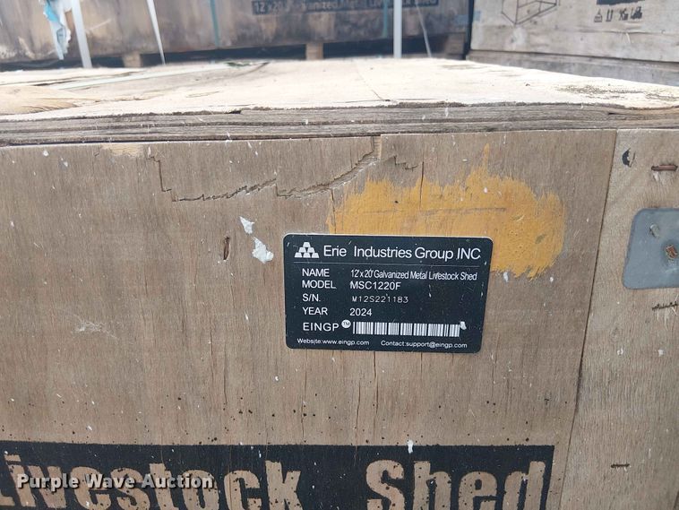 image for item EH4124 Valley Pioneer MSC1220F livestock shed