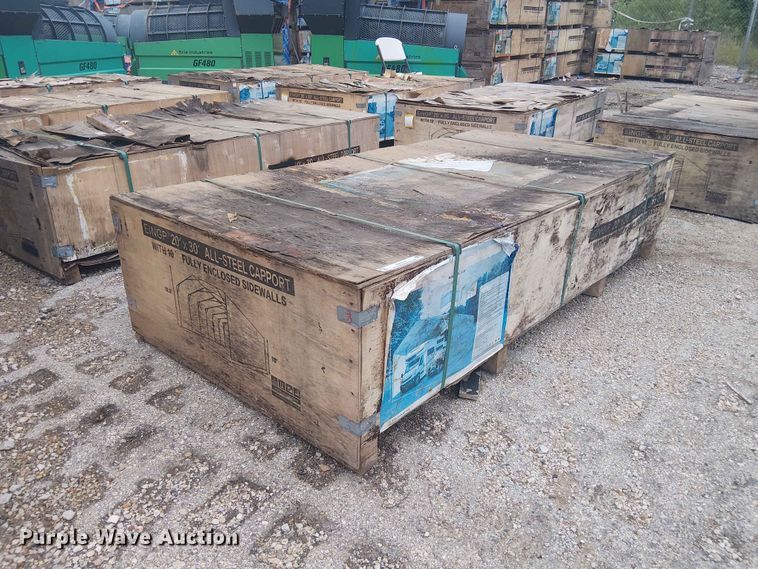 image for item EH4136 Valley Pioneer MSC2030F steel carport