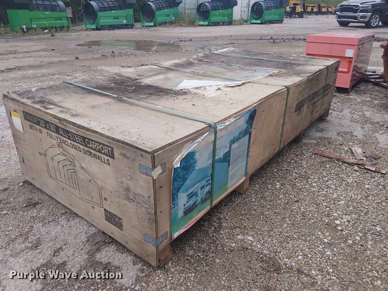 image for item EH4136 Valley Pioneer MSC2030F steel carport