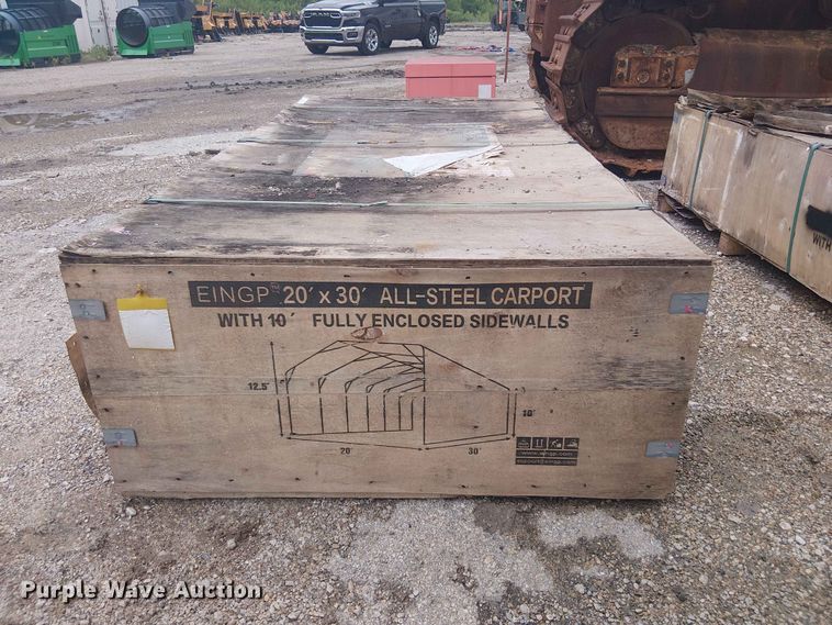 image for item EH4136 Valley Pioneer MSC2030F steel carport