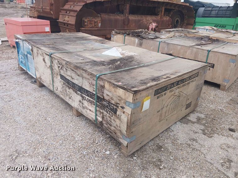 image for item EH4136 Valley Pioneer MSC2030F steel carport