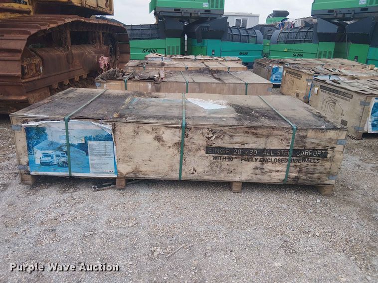 image for item EH4136 Valley Pioneer MSC2030F steel carport