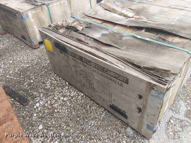 image for item EH4139 Valley Pioneer MSC2030F steel carport